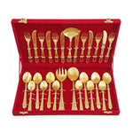 Load image into Gallery viewer, brass cutlery set - Brass Globe -
