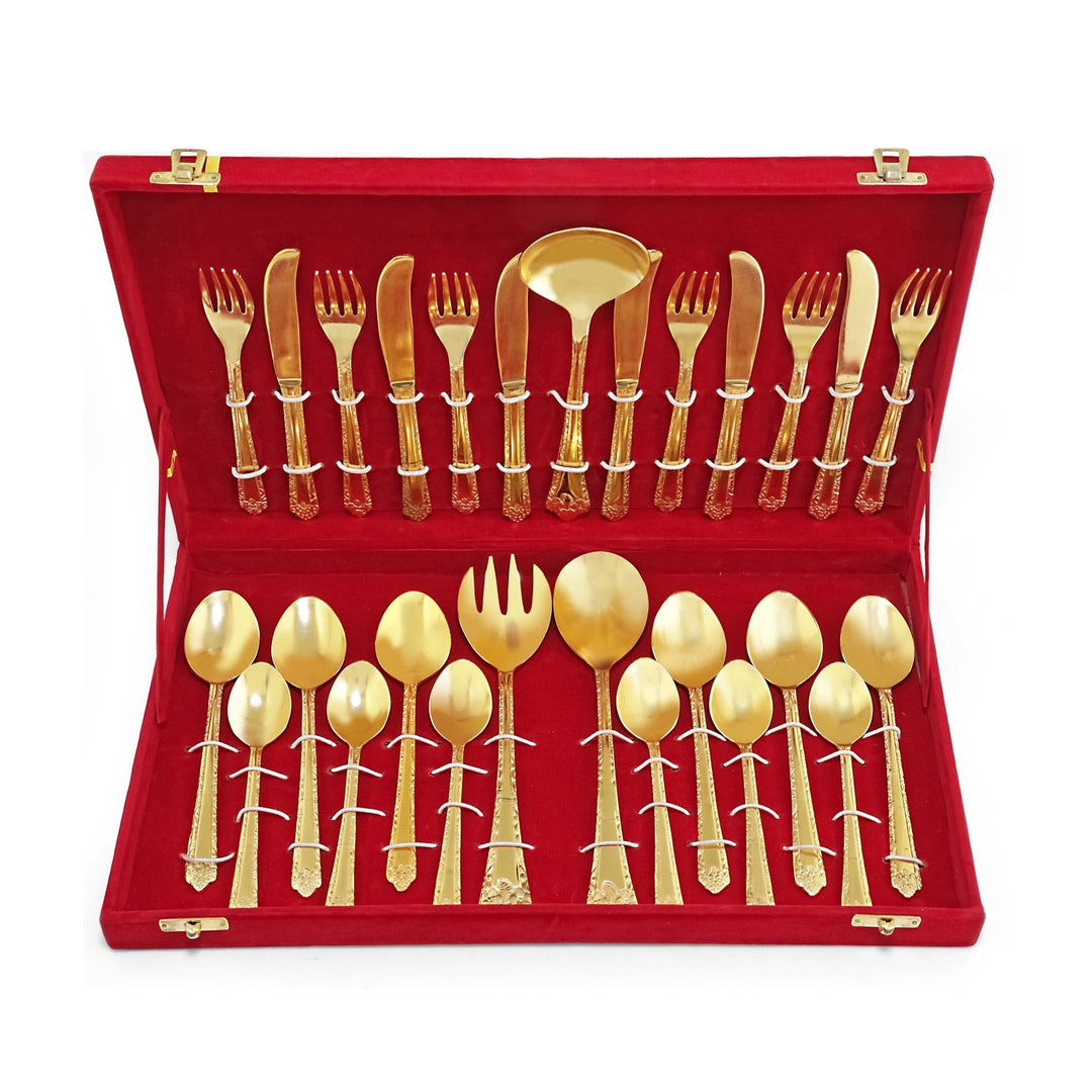 brass cutlery set - Brass Globe -