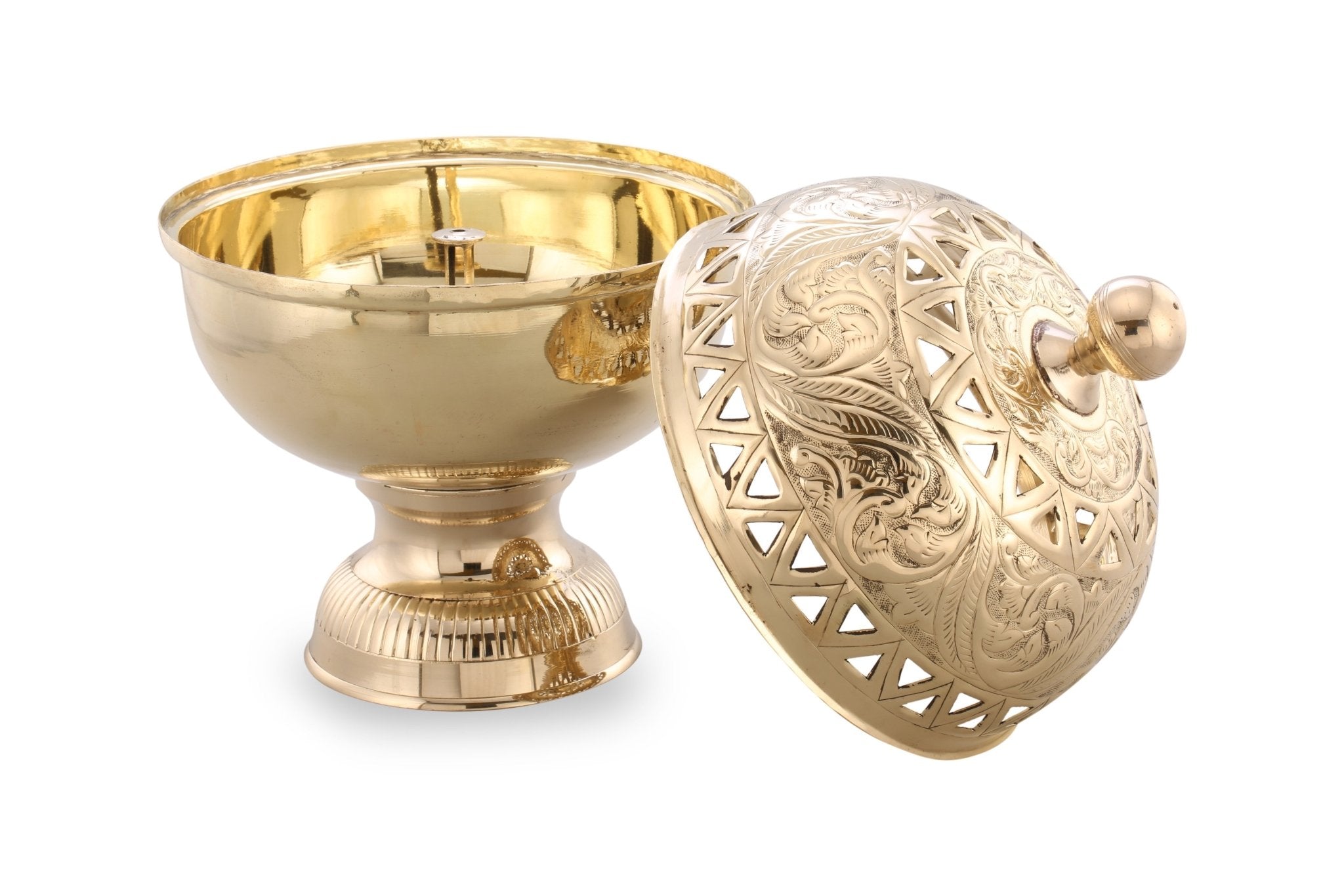 Brass Dhupdaani - Brass Globe -