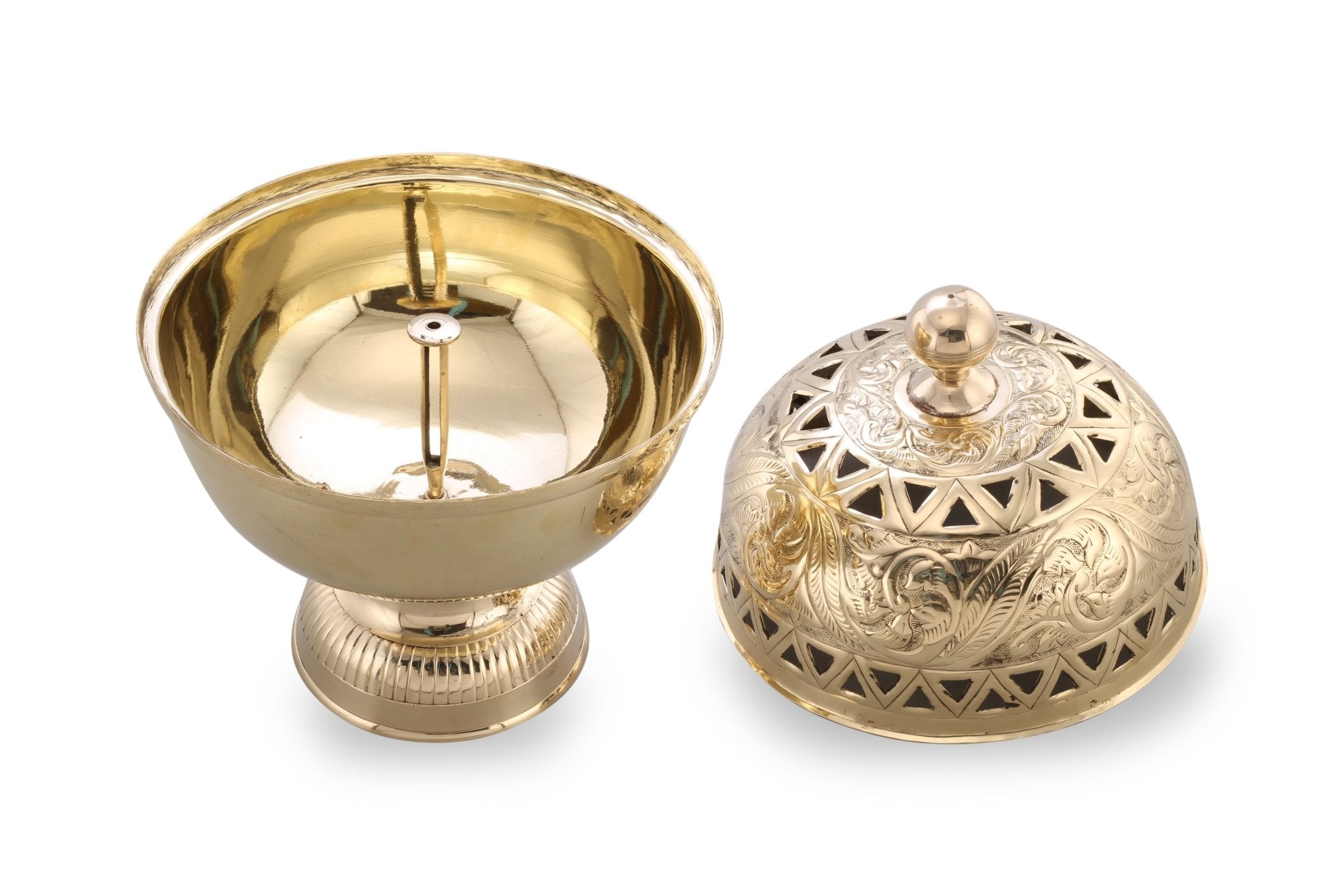 Brass Dhupdaani - Brass Globe -