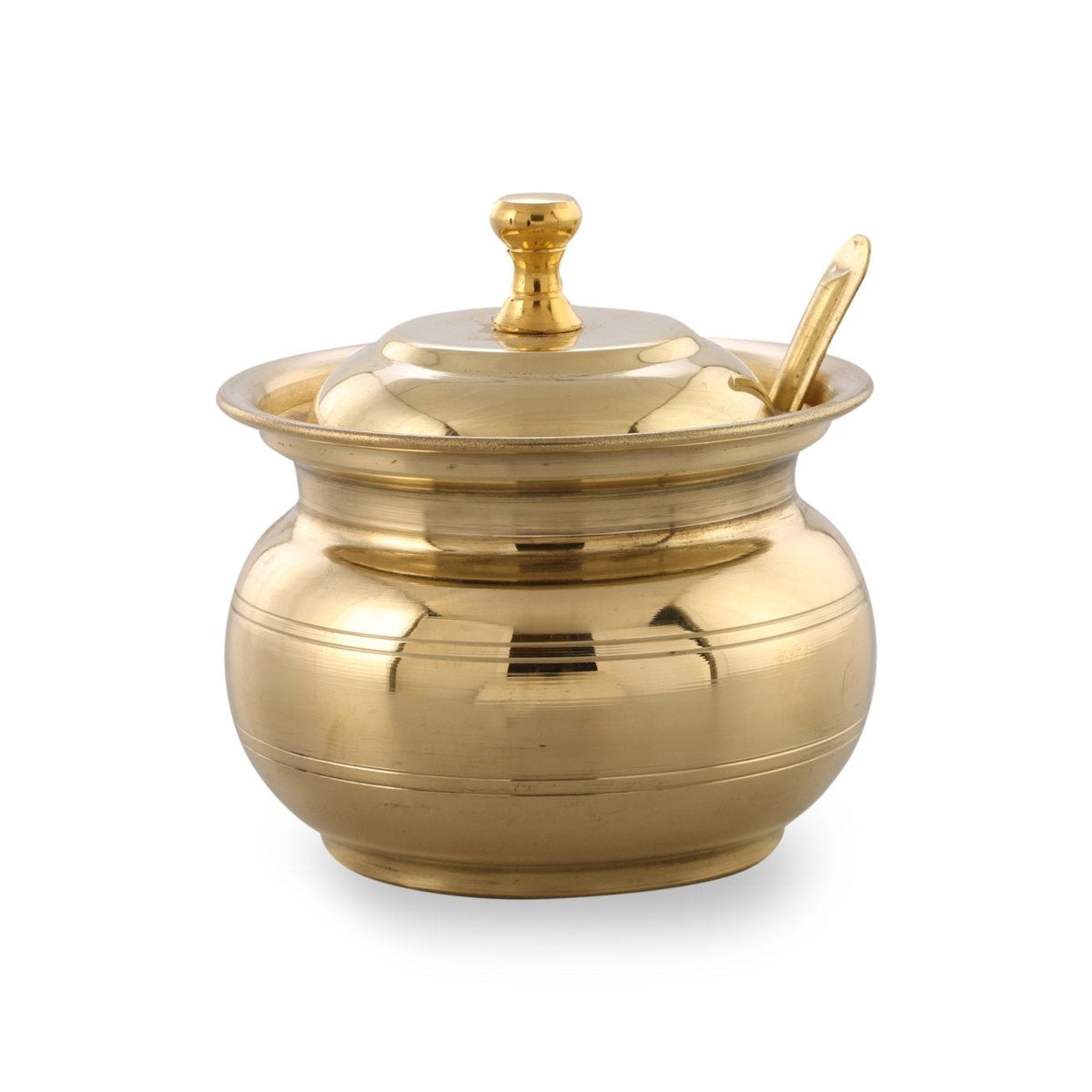 Brass Ghee Pot Traditional Kitchen Essential Brass Globe
