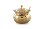 Load image into Gallery viewer, Brass Ghee Pot - Brass Globe -
