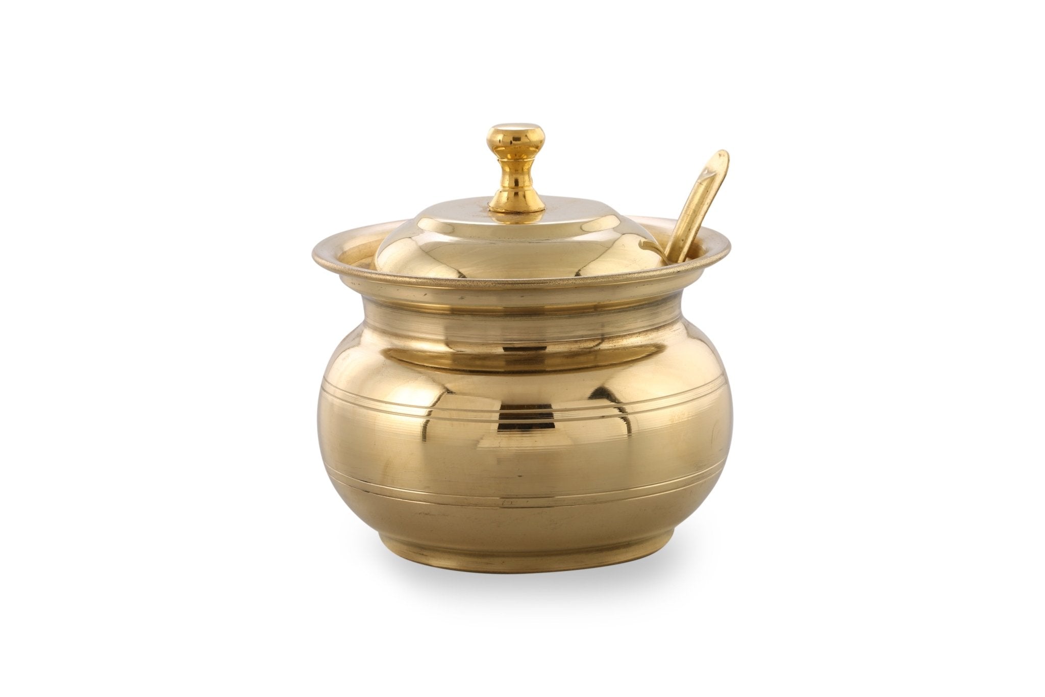 Brass Ghee Pot - Brass Globe -