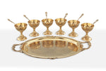 Load image into Gallery viewer, brass ice cream set - Brass Globe -
