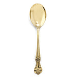 Load image into Gallery viewer, Brass Serving Spoon - Brass Globe -
