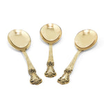 Load image into Gallery viewer, Brass Serving Spoon - Brass Globe -
