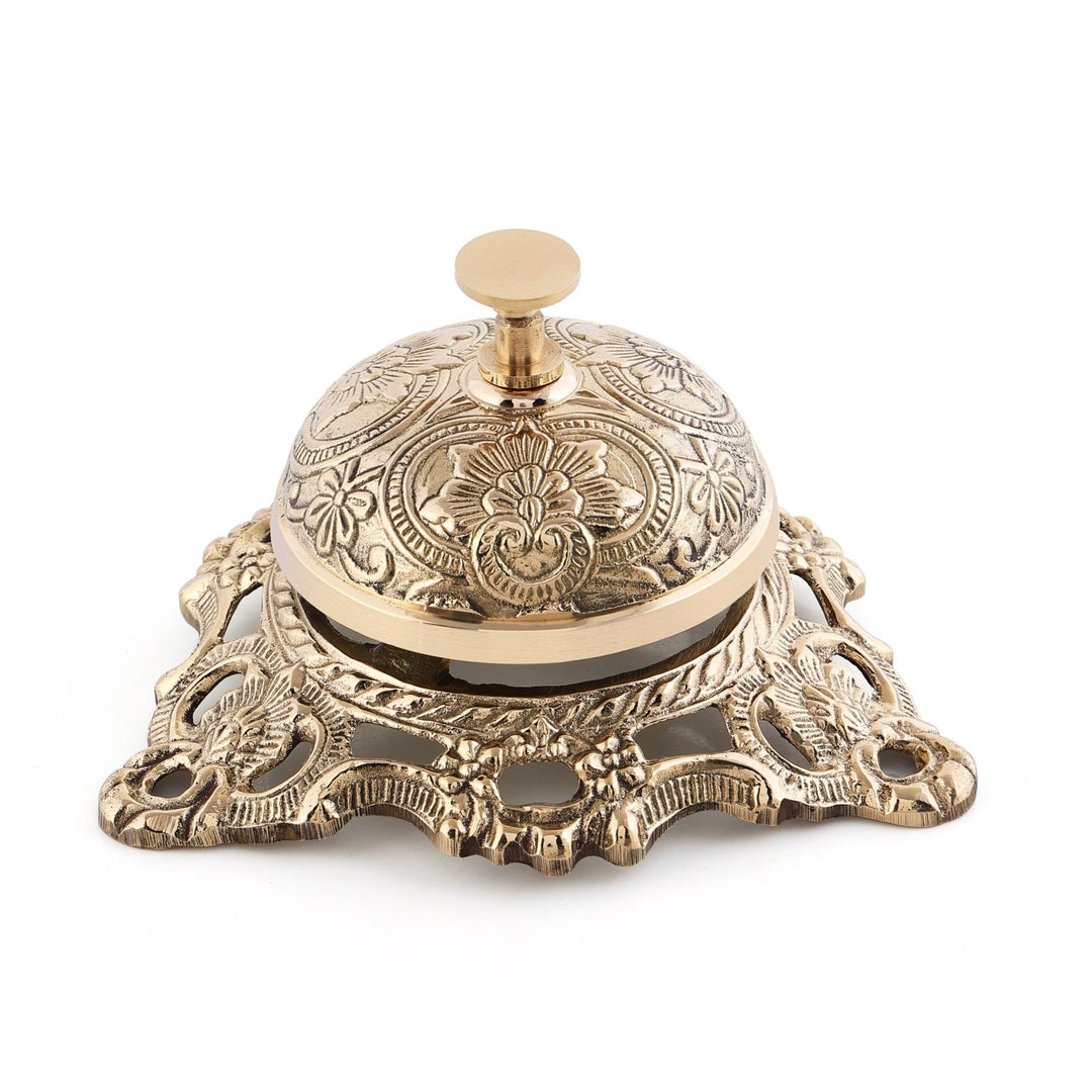 Brass Table Bell - Brass Globe -