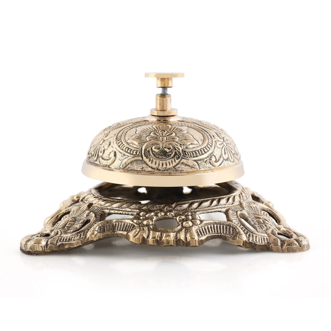 Brass Table Bell - Brass Globe -