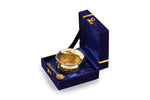 Load image into Gallery viewer, Brass Tie bowl with velvet box - Brass Globe -
