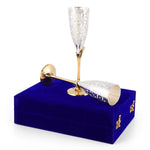 Load image into Gallery viewer, brass wine glass - Brass Globe -
