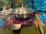 Load image into Gallery viewer, Bronze Casserole/Donga - Brass Globe -
