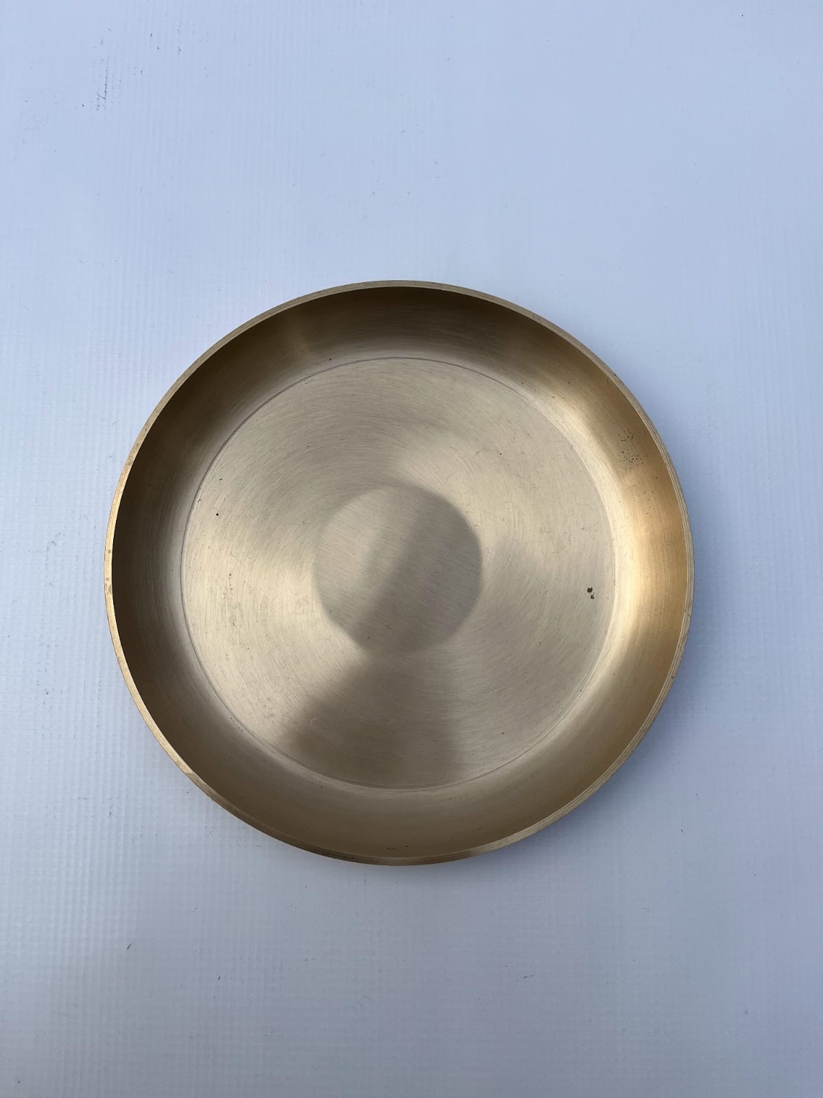 Bronze / kansa quarter plate - Brass Globe -