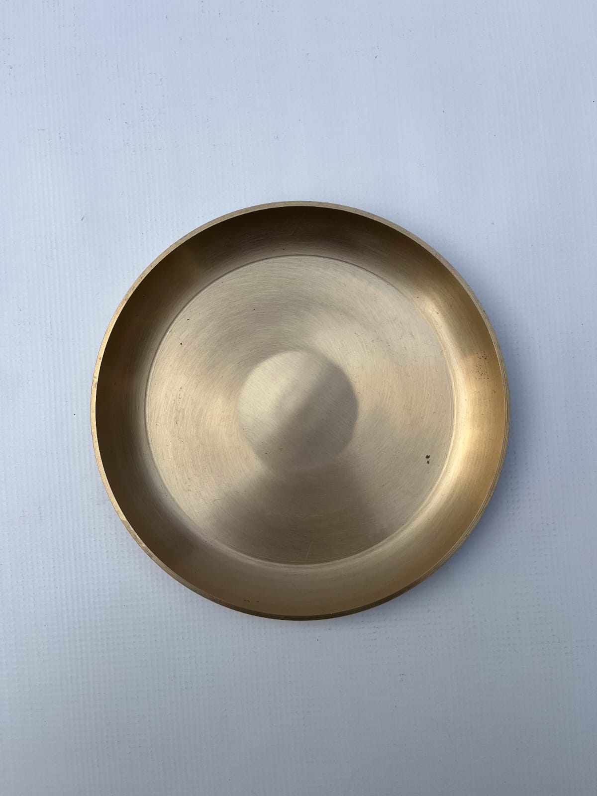 Bronze / kansa quarter plate - Brass Globe -