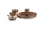 Load image into Gallery viewer, Bronze/Kansa Engraved dinner set - Brass Globe -
