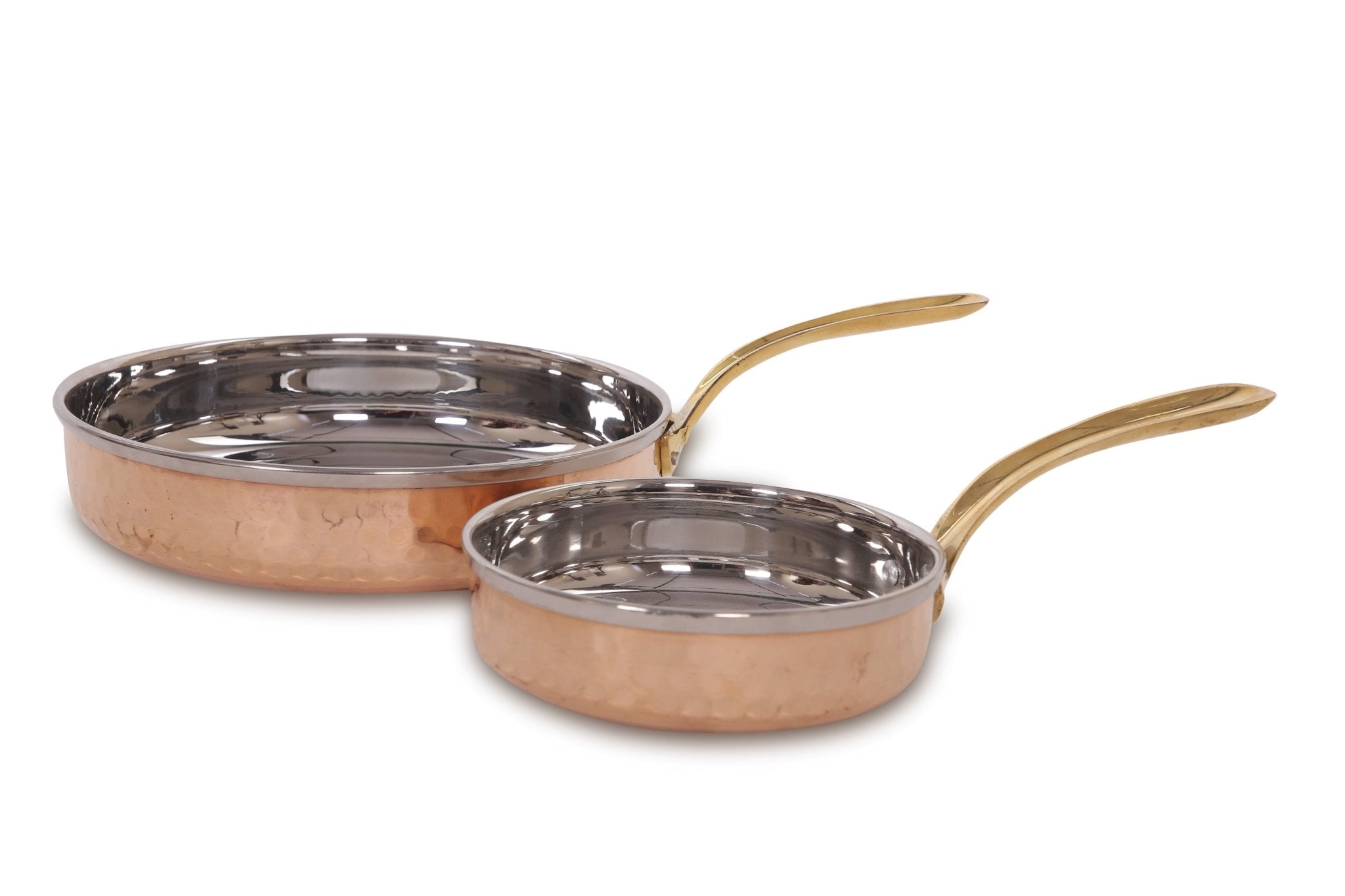 Copper steel saucepan - Brass Globe -