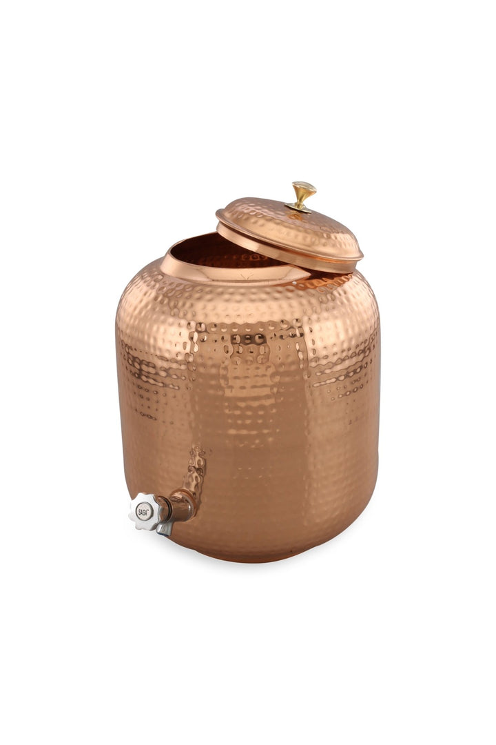 Copper water cooler - Brass Globe -