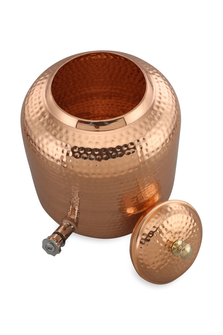 Copper water cooler - Brass Globe -