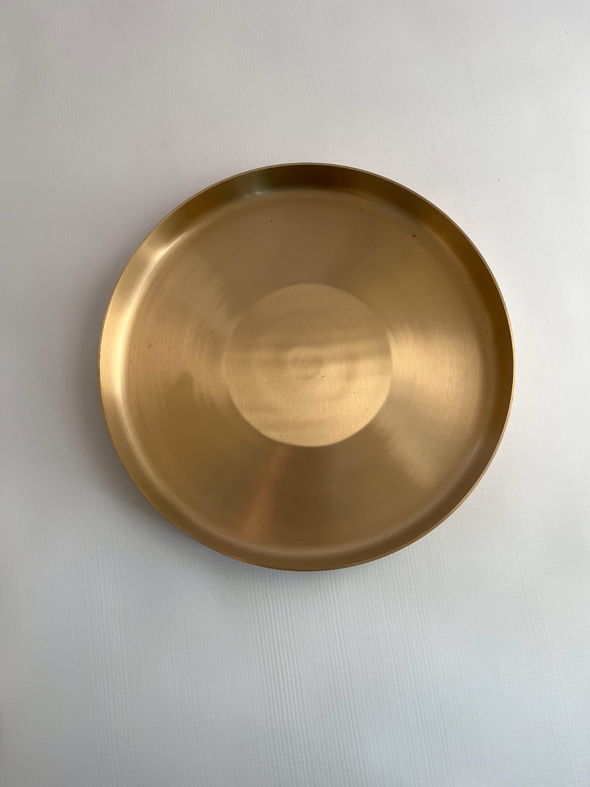 Knasa / bronze thaali matte finish, glossy finish - Brass Globe -