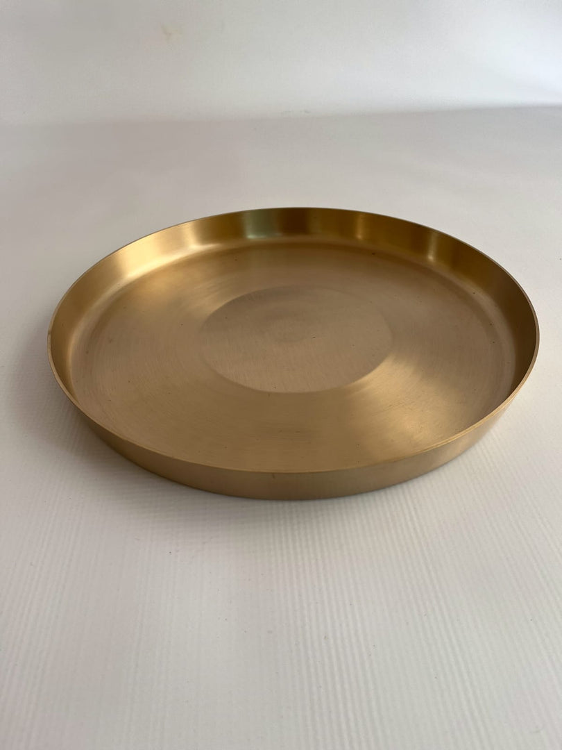 Knasa / bronze thaali matte finish, glossy finish - Brass Globe -
