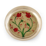 Load image into Gallery viewer, Meenakari bhog plate - Brass Globe -
