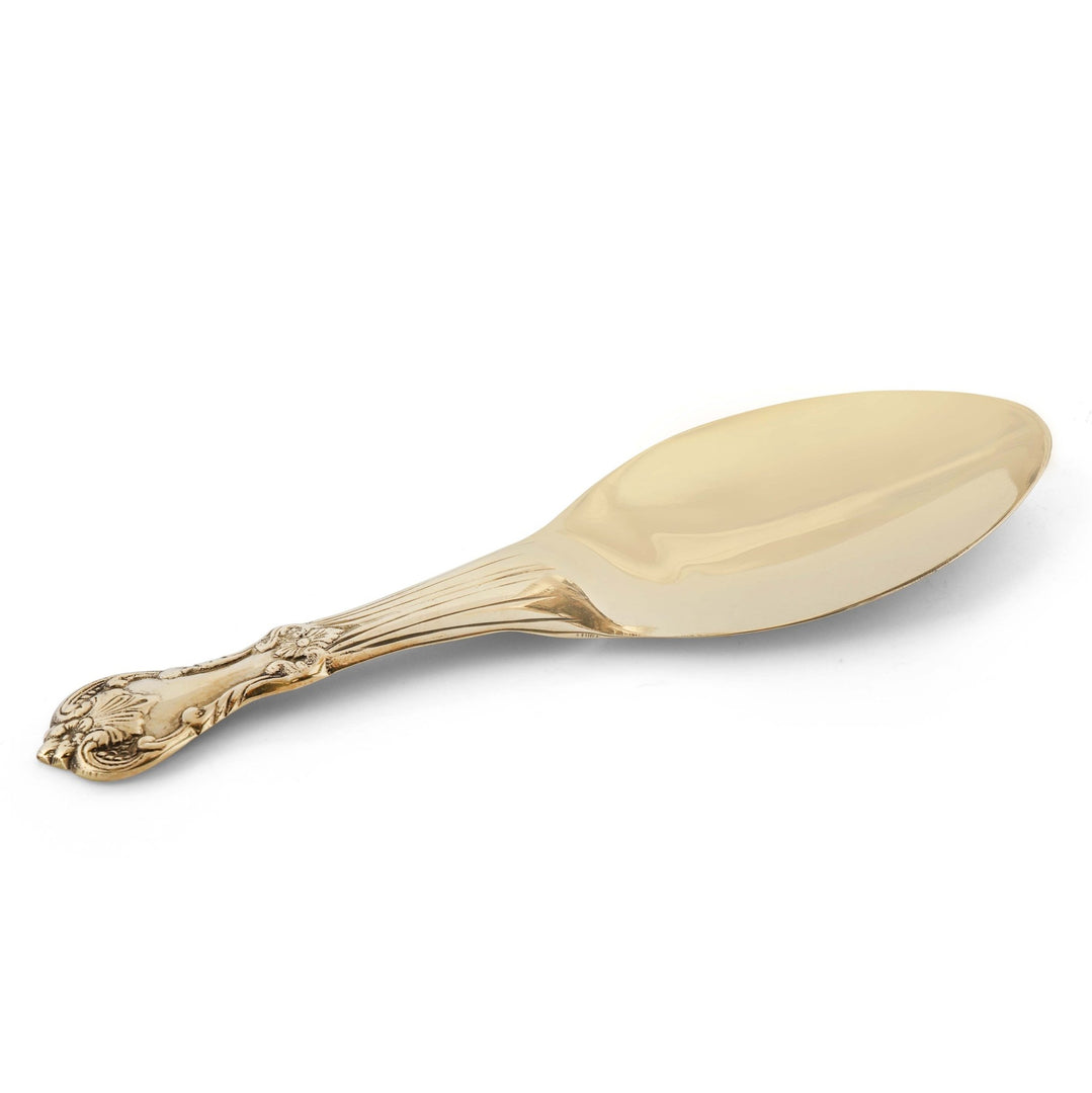 Rice Serving Spoon – Brass Globe